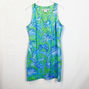 Gretchen Scott Tropical Print Shift Dress M